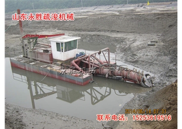 江西尾礦庫抽沙船現場